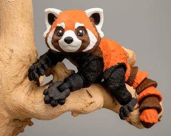Articulated Red Panda Figurine