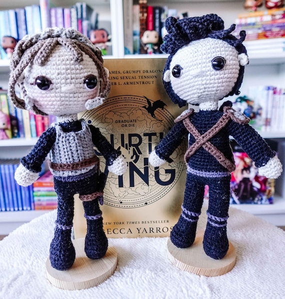 Digital Pattern Bundle Xaden & Violet Crochet Amigurumi Doll - Etsy