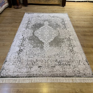 5x8 ft Dark Gray Black Bamboo Rug, Oversize Rug, High Quality Rug, Carpet For Living Room, Palace Bamboo Rug, Naturel Bamboo Rug from Turkey