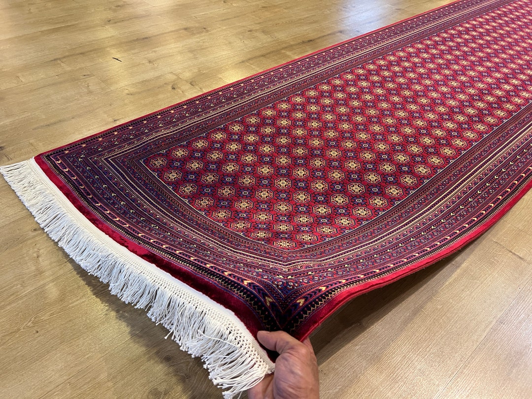 Red Turkish Style Rug Red Silk Runner Rug, 3x10 Ft, Traditional Turkish Style Luxury Rug - Etsy