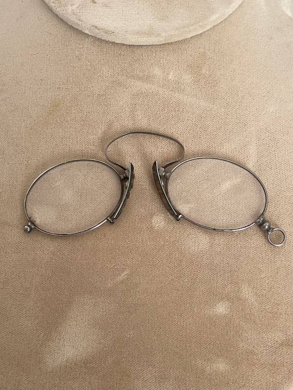 Antique Pre 1920s spring bridge glasses