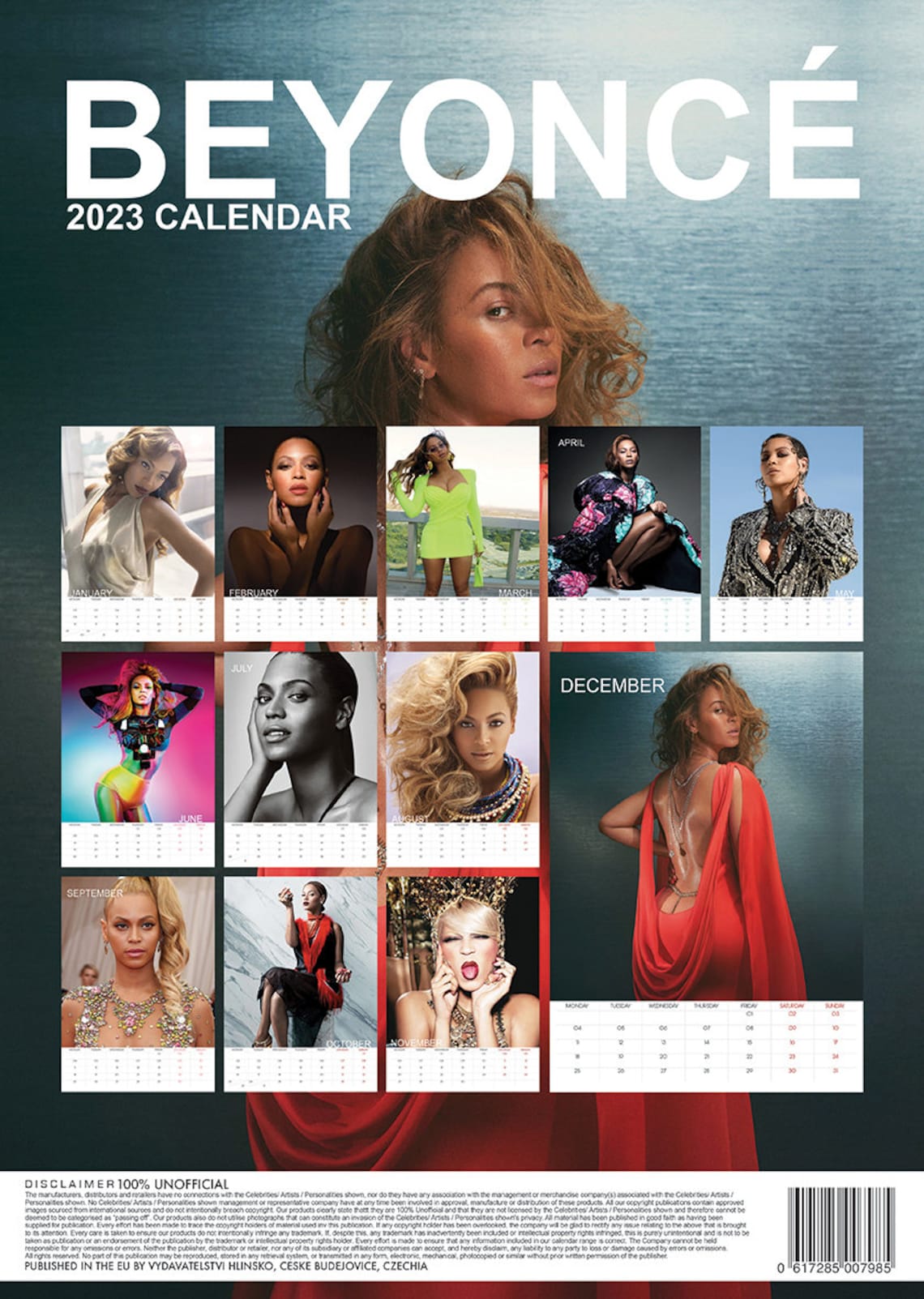 BEYONCE CALENDAR 2023 Large A3 Size Wall Calender New and Etsy