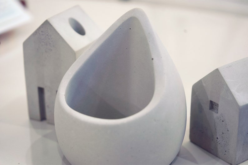 Concrete Candle Vessel for Special Occasions. Spiritual Candle Etsy