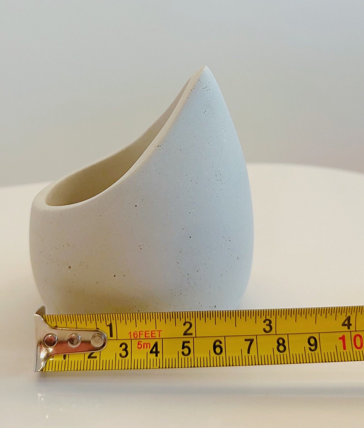 Concrete Candle Vessel for Special Occasions. Spiritual Candle