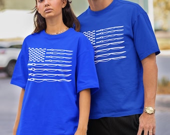 Fish & Fishing Pole Tee