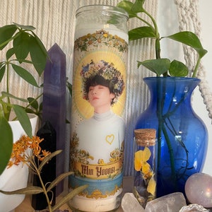 Yoongi Suga BTS Prayer Candle