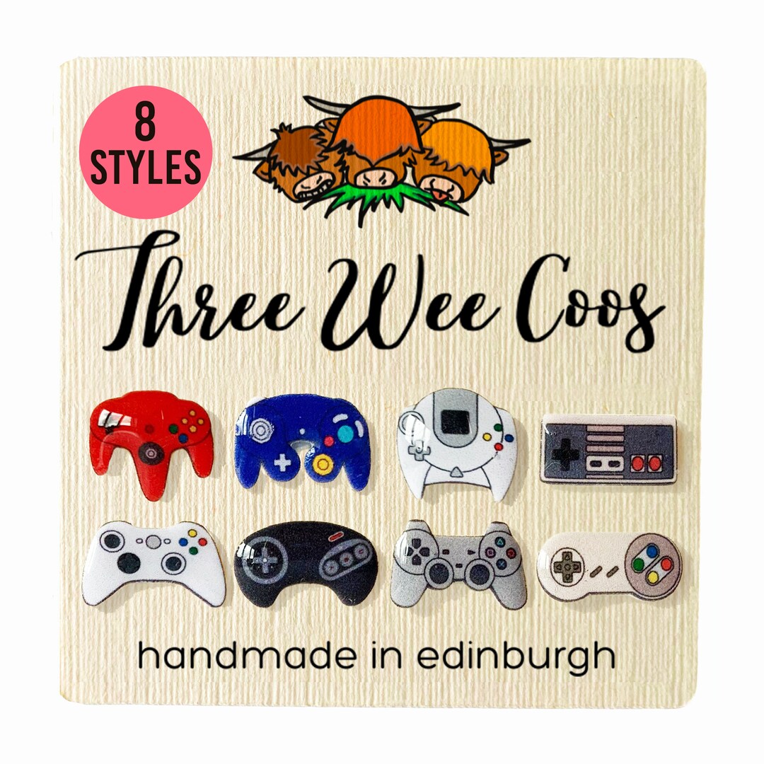 Console Earrings // Gamer Earrings // 925 Sterling Silver // Etsy