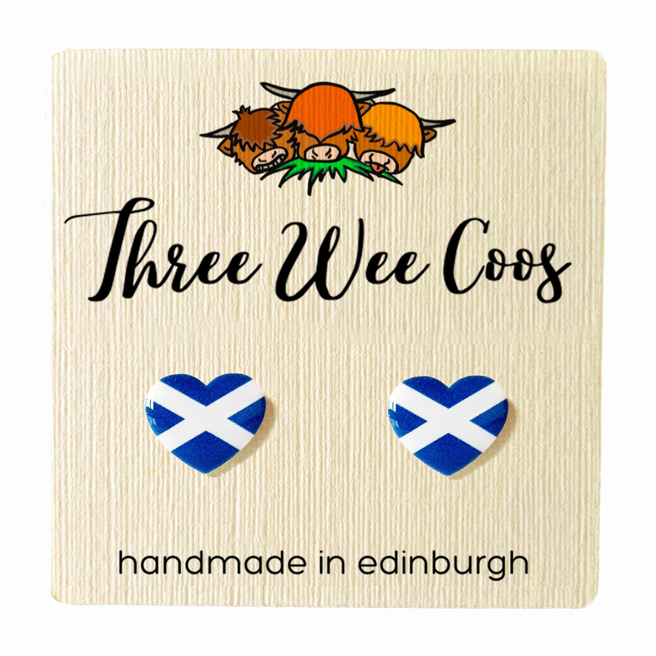 Wee Blue Coo Grußkarte „Leith Shore Edinburgh“ – 17,5 X 12,5 Cm, Hochwertiger Druck Auf 280g/m² Karton, Mit Braunem Umschlag