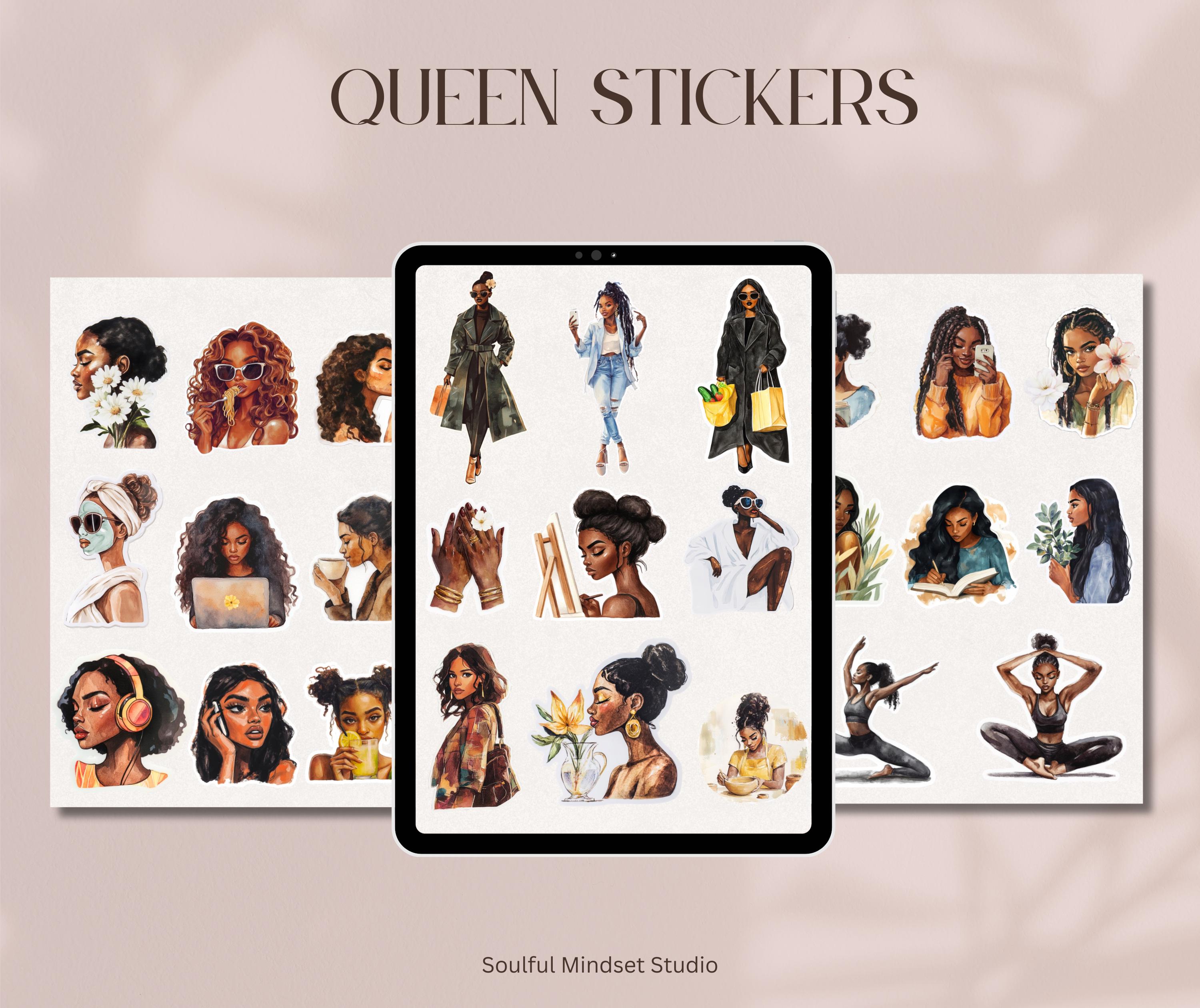 Digital Planner Stickers | Black Girl Magic | Goodnotes Stickers ...