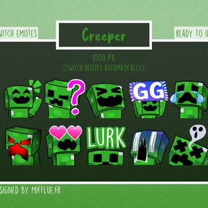 Twitch Emotes Creeper
