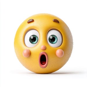 3D Emoji Clipart Set – 10 grappige emoji-gezichtjes met verschillende emoties