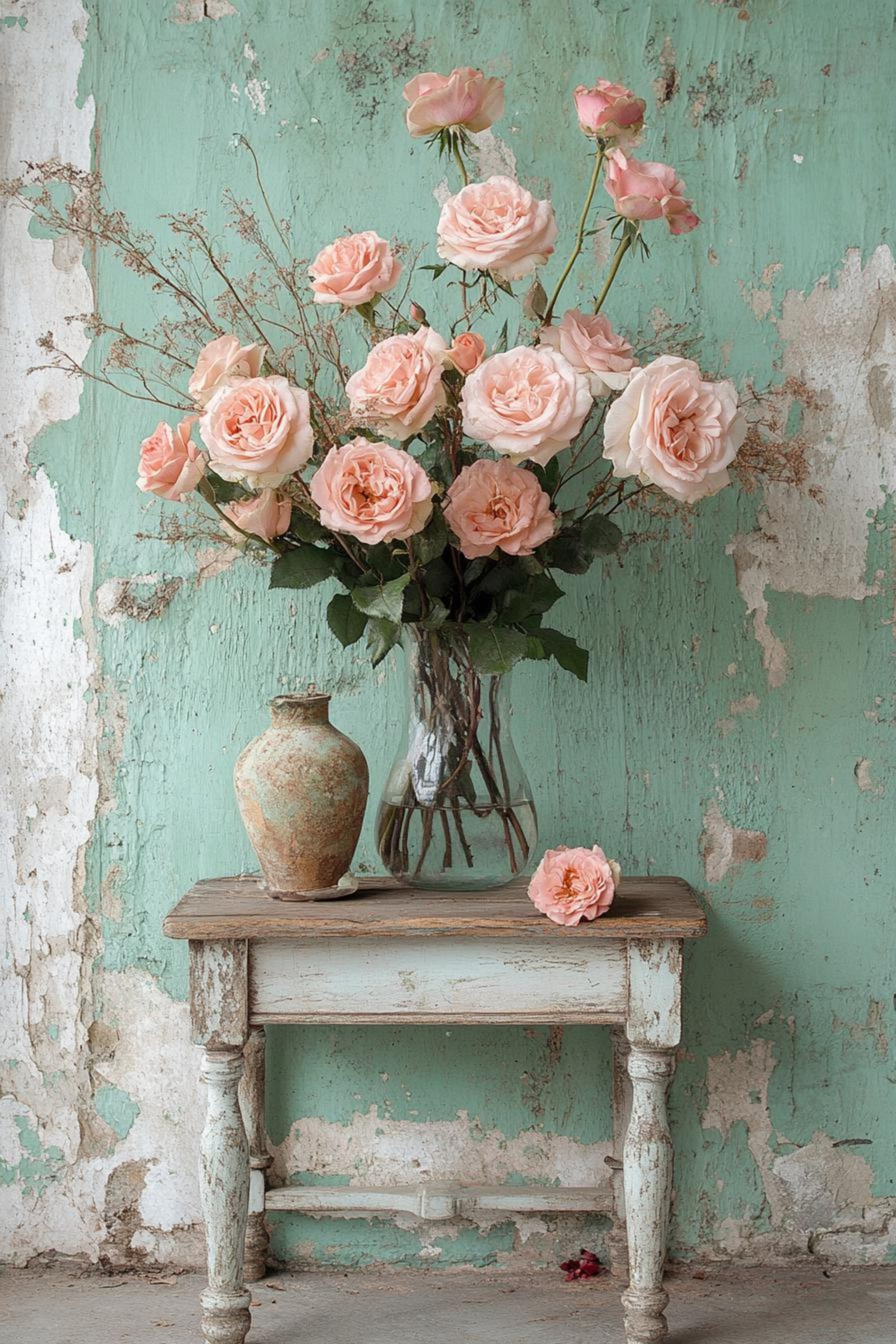 Vintage Rose Art for Instant Download – Romantic Flower Pictures in a ...
