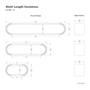 Shelf Length Variations | Colorful Wood Floating Shelves | Floating shelf | Bentwood Bookshelf | Handmade Floating Shelf | Modernist Floating Shelf | Mid-century Modern Shelf