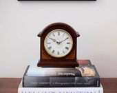 Wooden Mantel Clock Wooden Westminster Chime Mantel Clock 21.2cm by12cm Wood Clock Farmhouse Clock With Roman Numeral Analog Clock