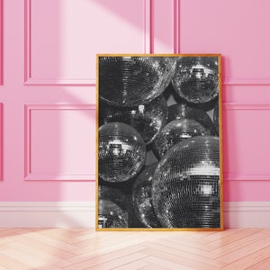 Retro Disco Print | Trendy Wall Art Prints | Disco Preppy