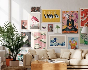 Eclectic Gallery Wall Art Set, MEGA Bundle (Digital Download)