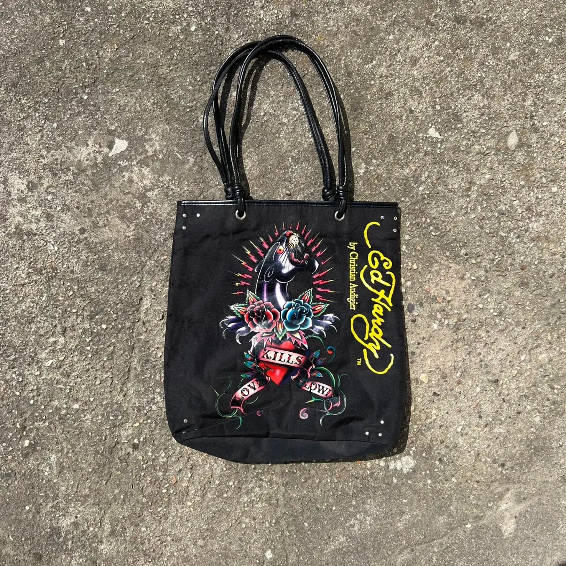 Authentic Don Ed Hardy Chain Sling Bag Womens Fashion Bags  Wallets  Purses  Pouches on Carousell