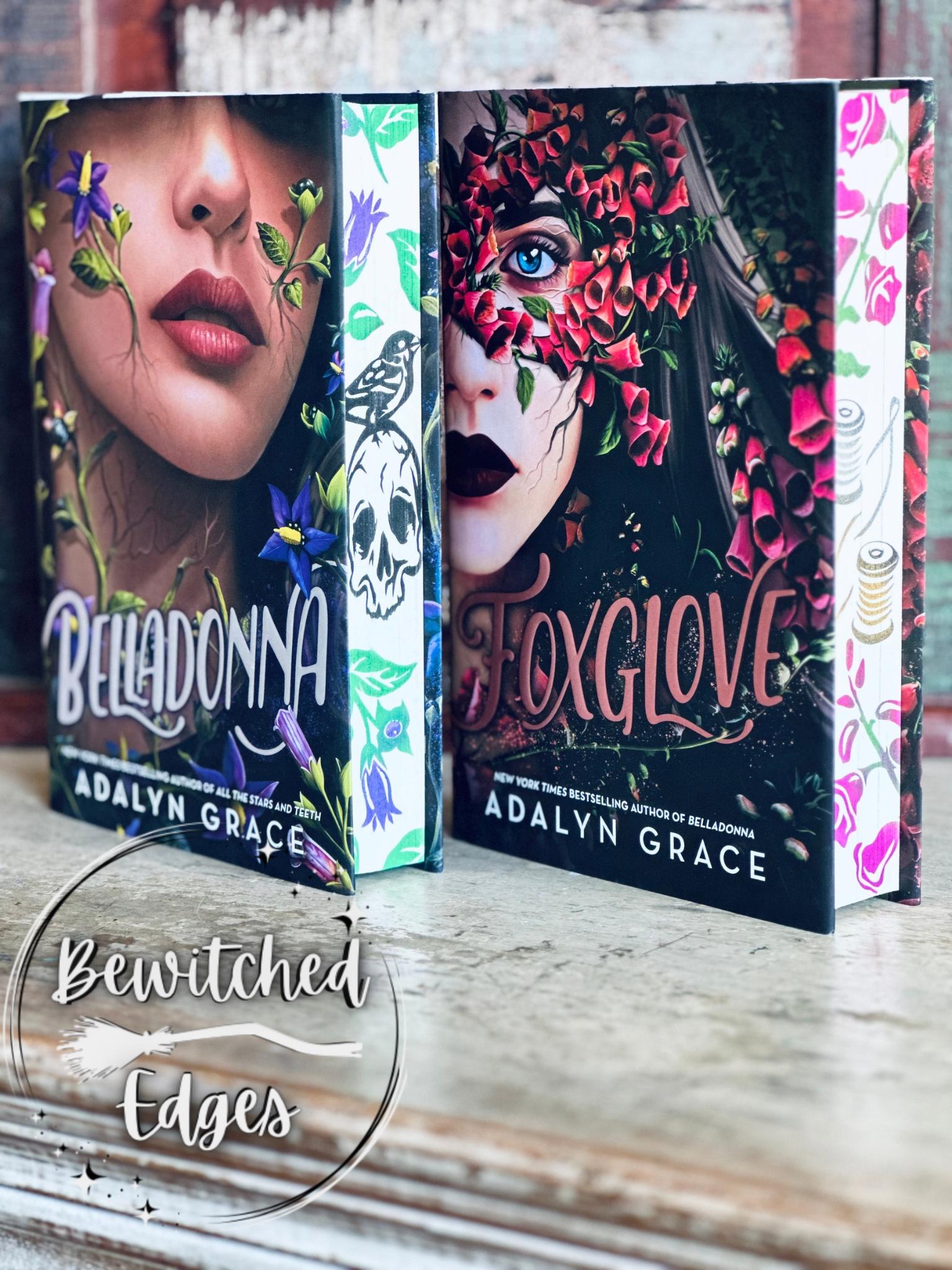 洋書 BELLADONNA series with sprayed edges Belladonna Series Sprayed and Stenciled Edges - Etsy