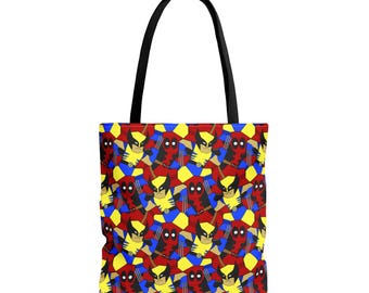 Bolsa de mano de Deadpool y Wolverine (AOP)