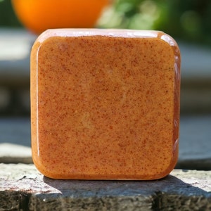 Turmeric and Honey Facial Cleansing Bar, Turmeric Soap, Honey Soap, Handmade Soap, Turmeric, Clover Honey, Vanilla Essential Oil