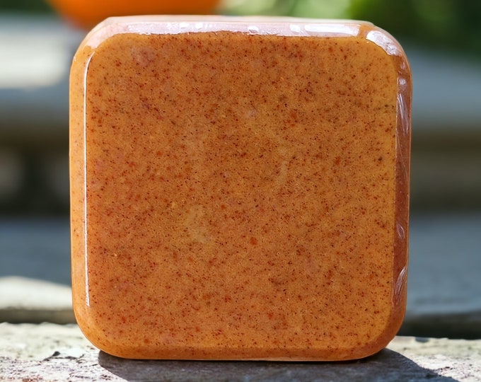 Turmeric and Honey Facial Cleansing Bar, Turmeric Soap, Honey Soap, Handmade Soap, Turmeric, Clover Honey, Vanilla Essential Oil