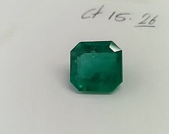 15,26 ct. Colombiaanse smaragd (uitzonderlijk)