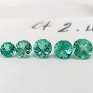 2.40 Ct. Colombian Emerald (Tapered) Set