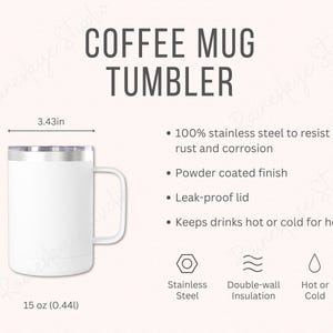 15 Oz Mug Sublimation Size Chart - Etsy