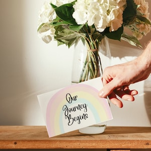 Rainbow IVF DESCARGA DIGITAL Tarjetas de hitos