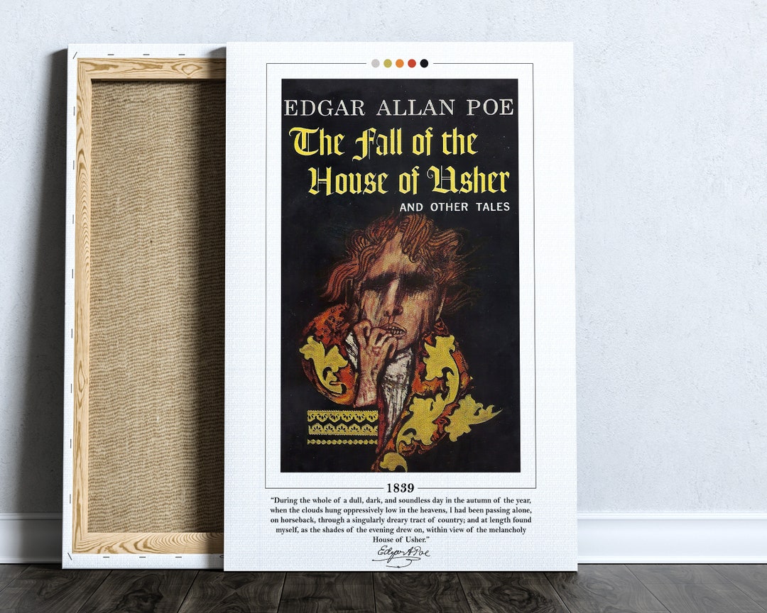 The Fall of the House of Usher Book Cover Poster Edgar Allan Poe, the Fall of the House of Usher