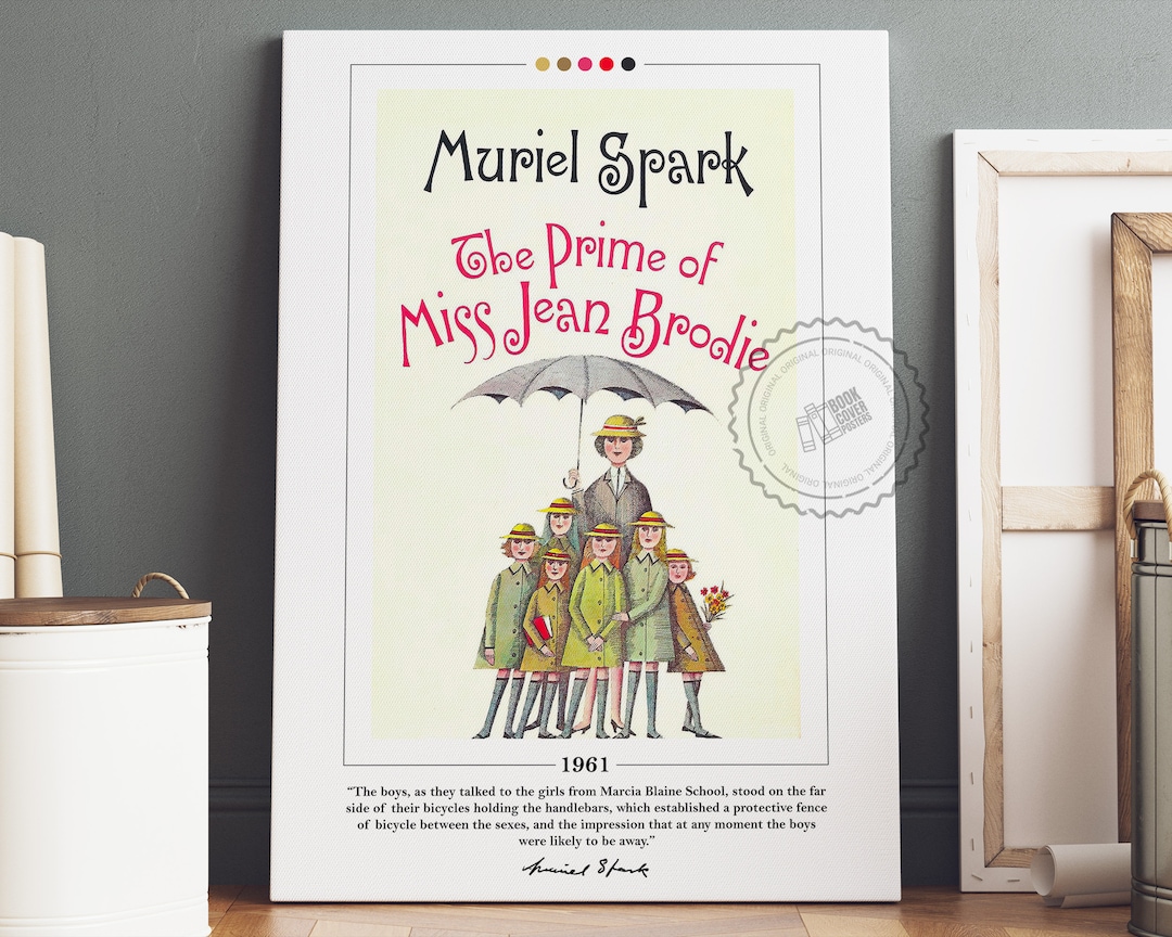 The Prime of Miss Jean Brodie Book Cover Poster | Muriel Spark, the