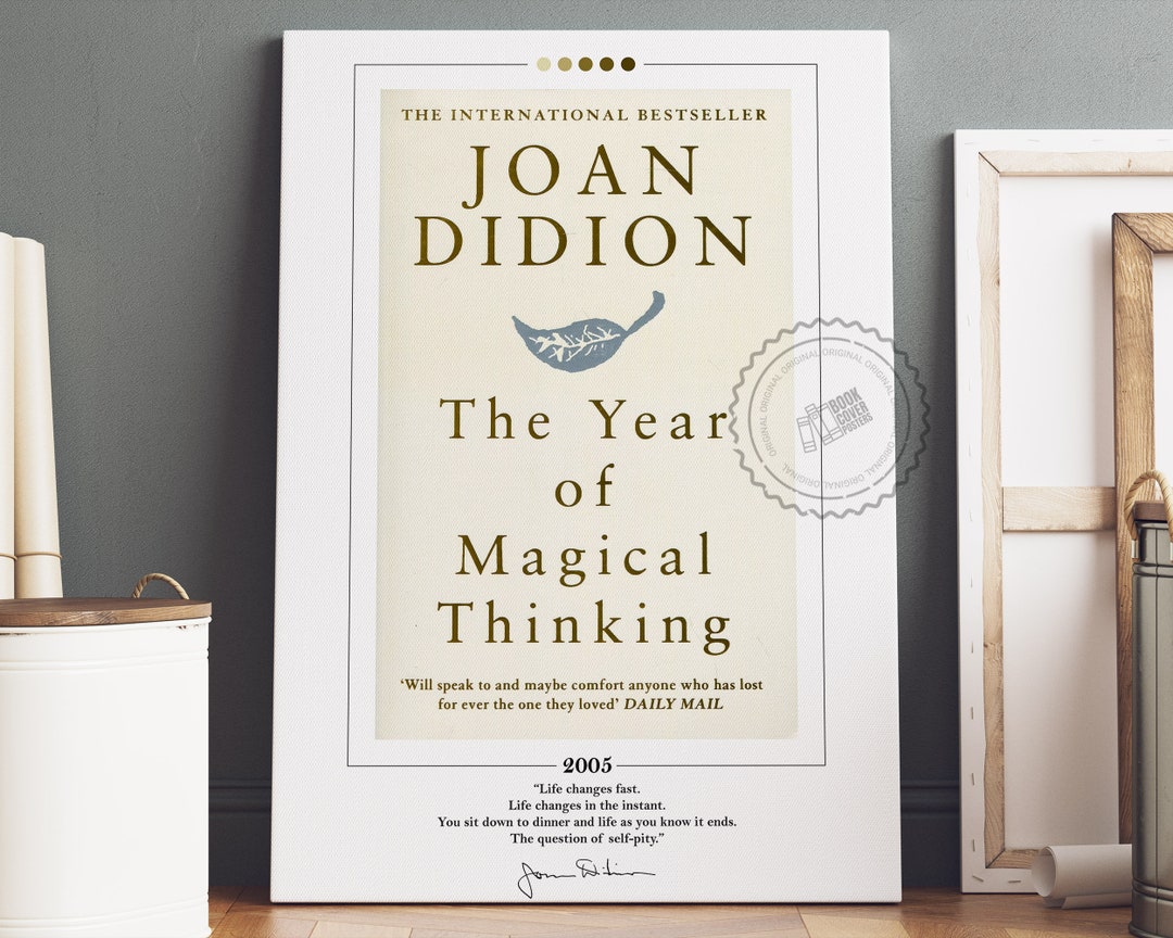 The Year of Magical Thinking Book Cover Poster | Joan Didion, the Year