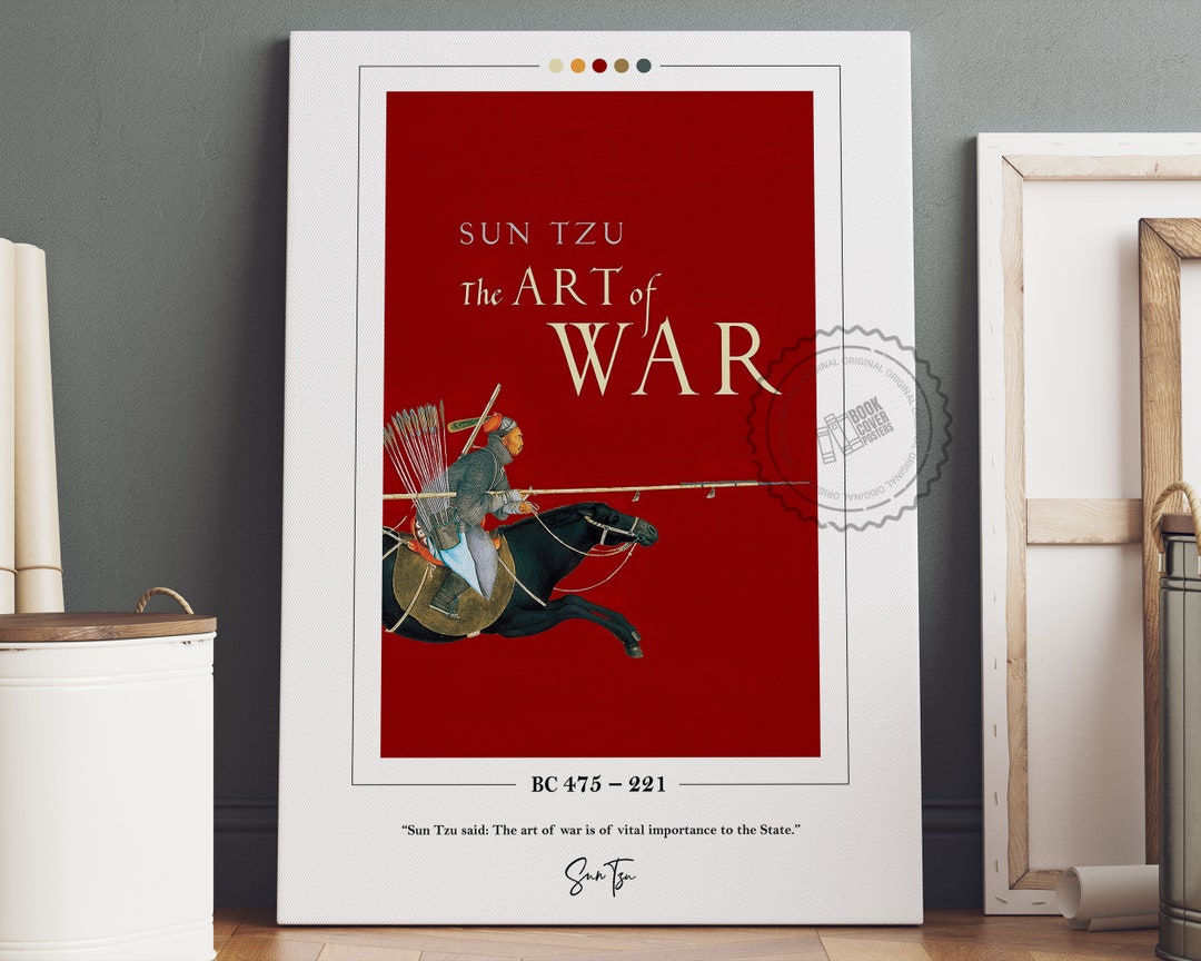 The Art of War Book Cover Poster Sun Tzu, the Art of War Poster, the