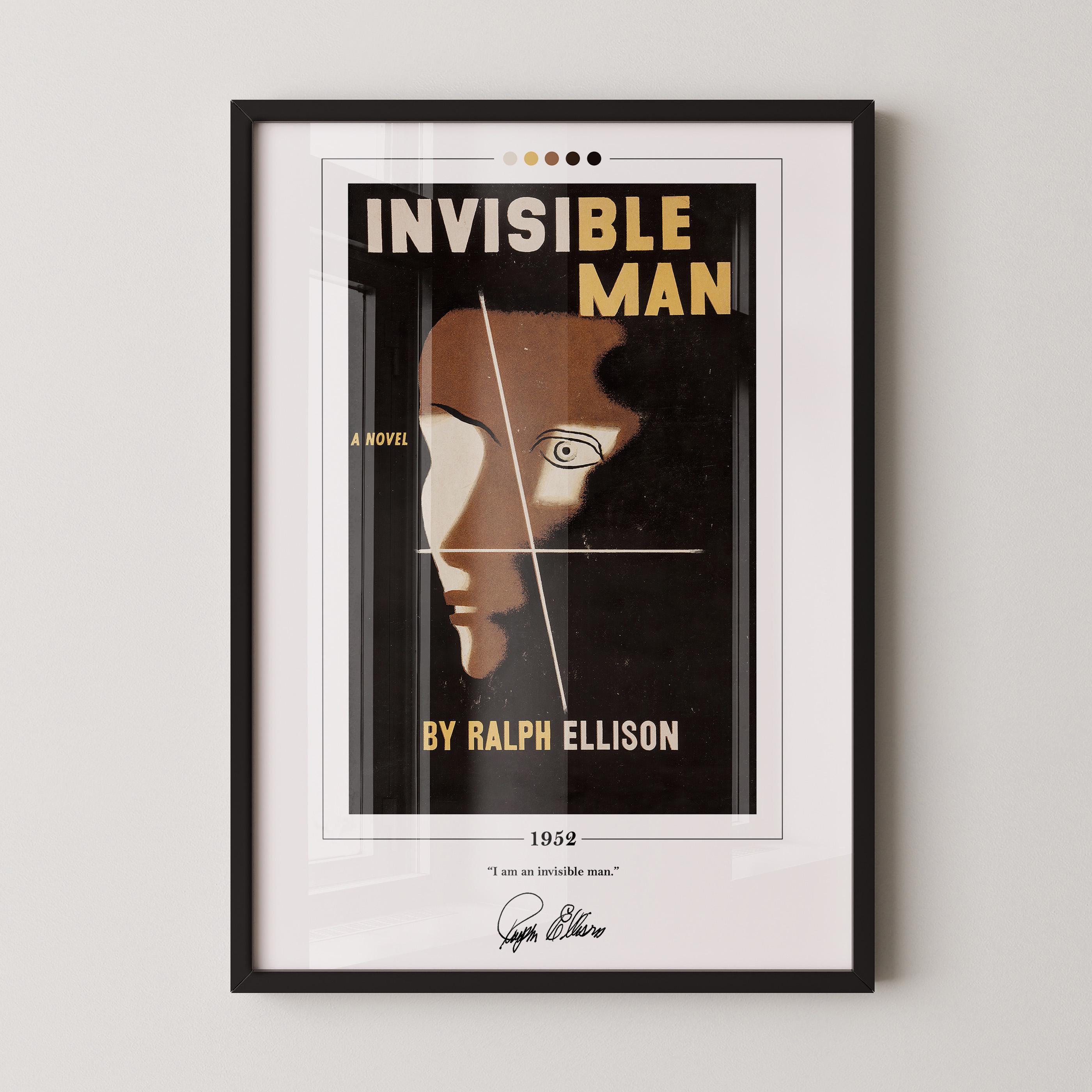 Visual For Invisible Man By Ralph Ellison Invisible Man Book Cover Poster | Ralph Ellison, Invisible Man Poster ...