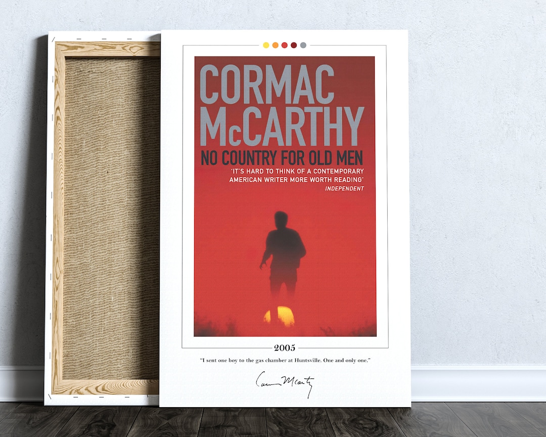 No Country for Old Men Book Cover Poster | Cormac Mccarthy, No Country