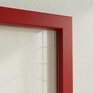 Red Wood Frame with 9 Colors, Wood Picture Frame, Photo Frame, Diploma Frame, 8x10 Frame, Black Frame, White Frame, Red Frame image 2