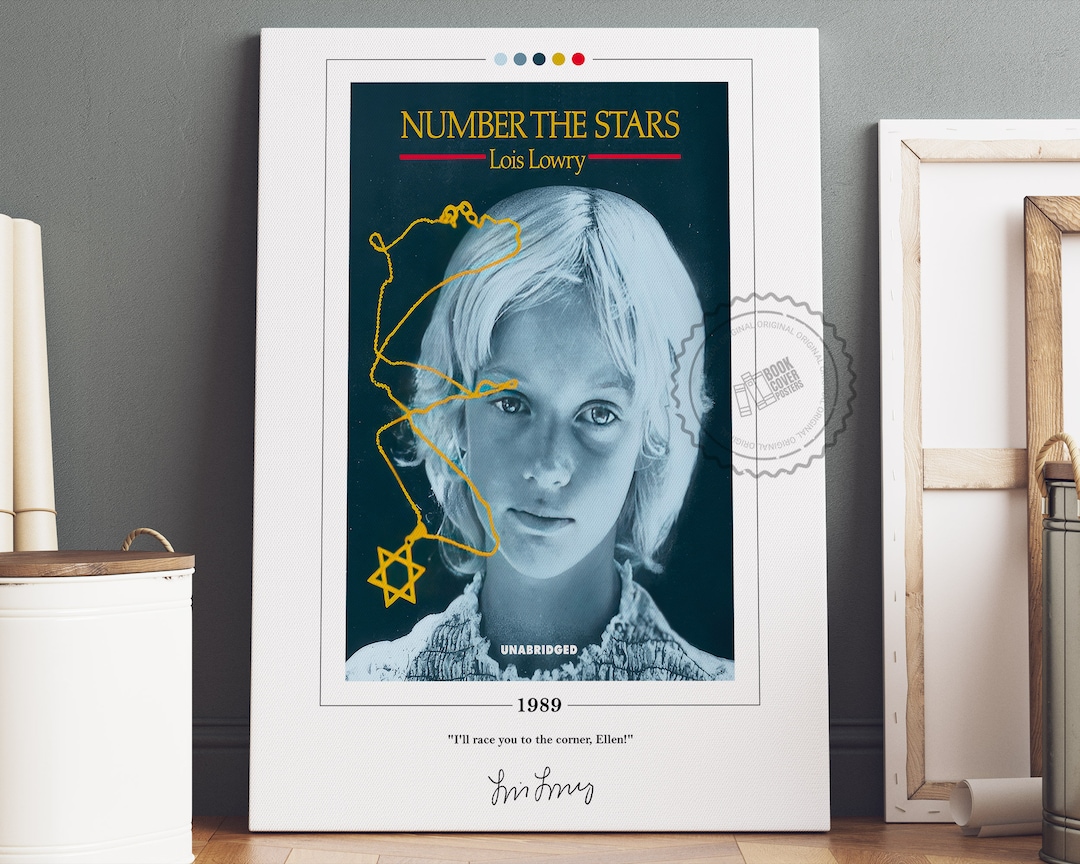 Number the Stars Book Cover Poster Lois Lowry, Number the Stars Poster