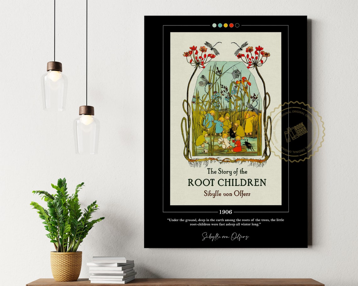 The Story of the Root Children Book Cover Poster Sibylle Von - Etsy