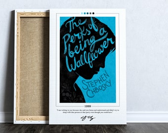 The Perks of Being a Wallflower Book Cover Poster | Stephen Chbosky, The Perks of Being a Wallflower Poster, Book Posters, Book Lover Gift