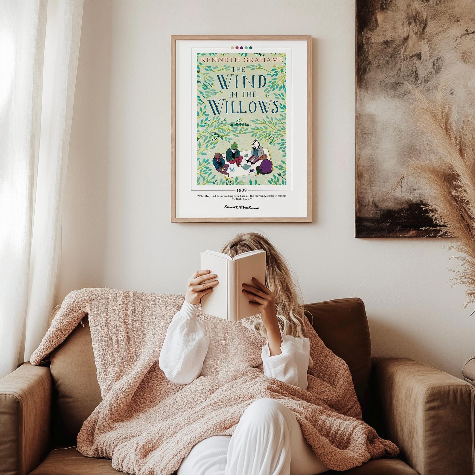 The Wind in the Willows Book Cover Poster | Kenneth Grahame, the Wind ...