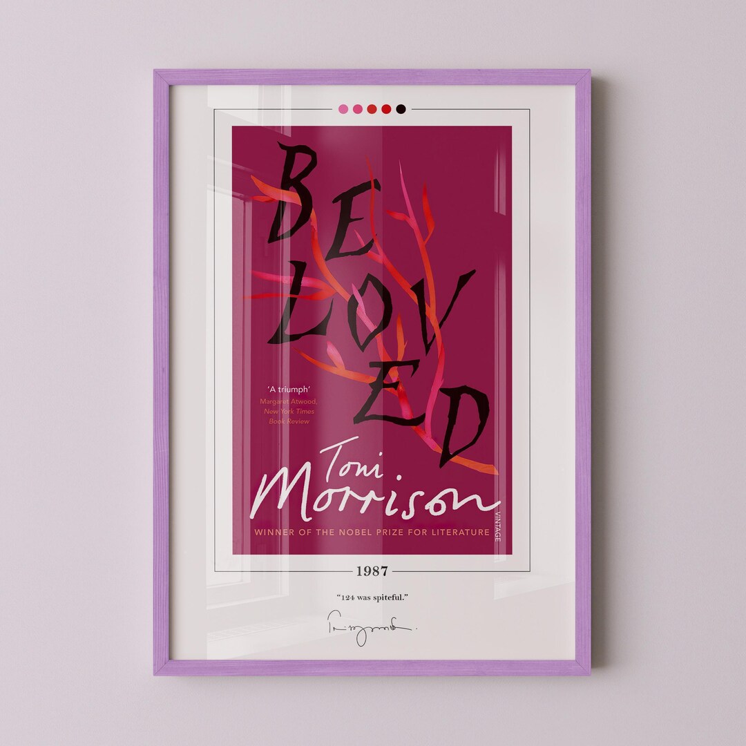 Beloved Book Cover Poster | Toni Morrison, Beloved Poster, Beloved ...