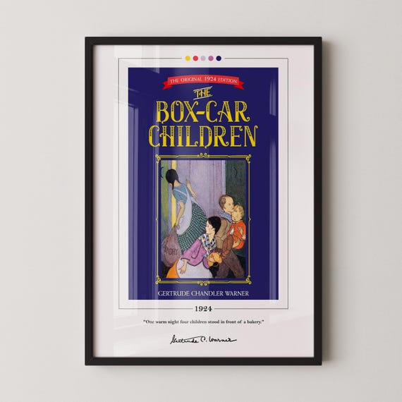 The Boxcar Children Book Cover Poster | Gertrude Chandler Warner