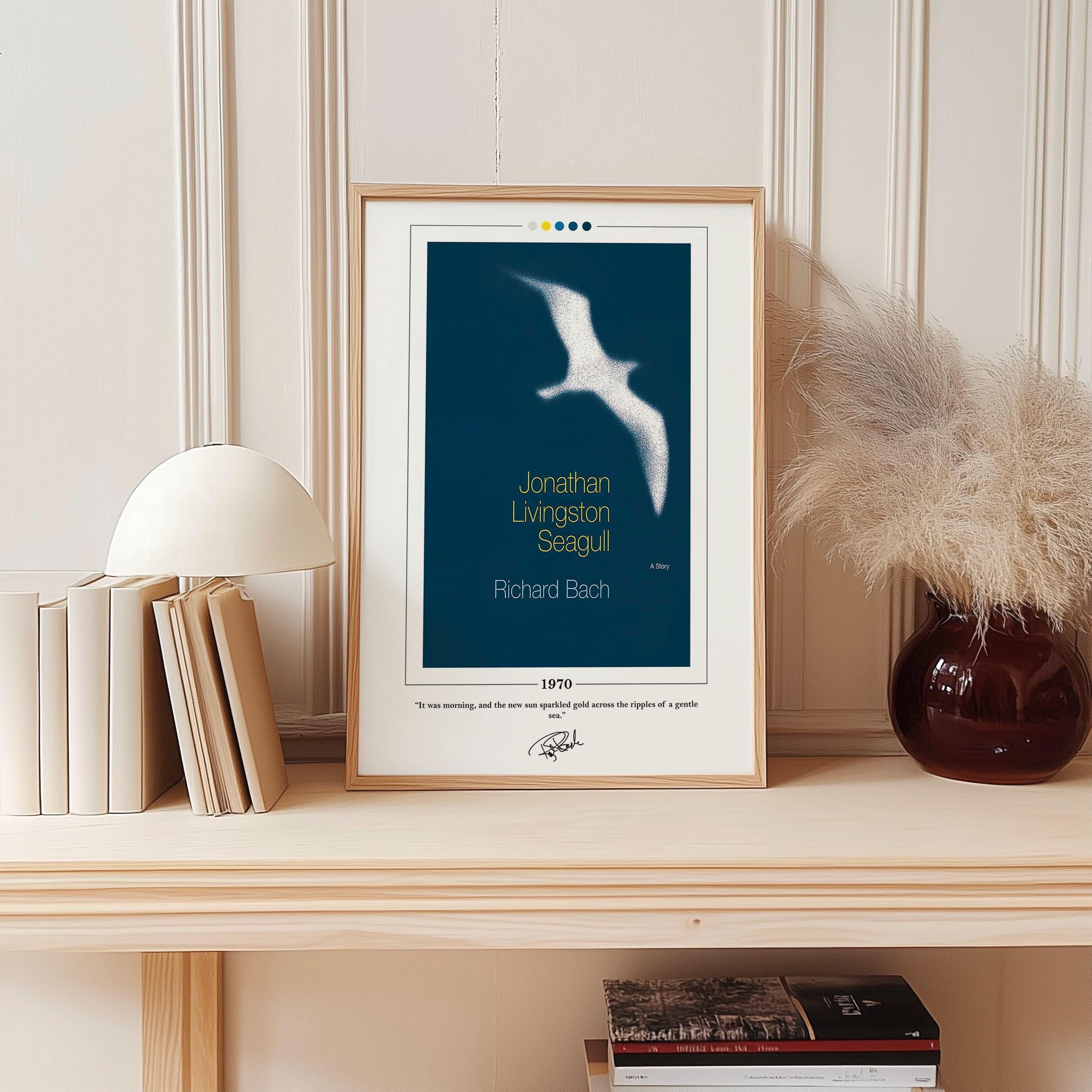 Jonathan Livingston Seagull Book Cover Poster | Richard Bach