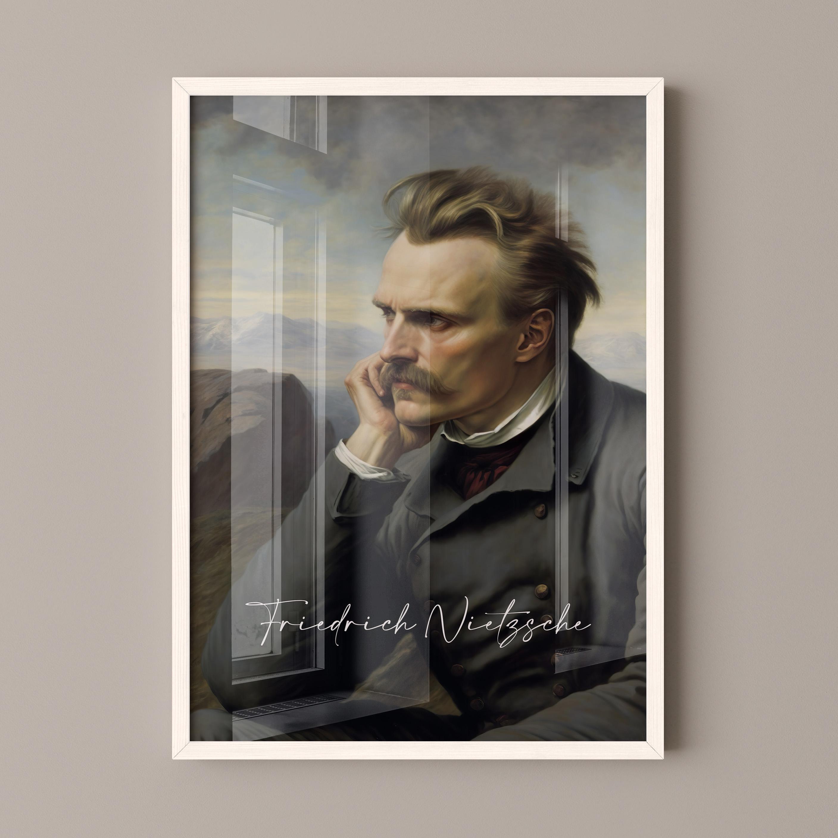 Friedrich Nietzsche Poster Canvas | Friedrich Nietzsche Canvas