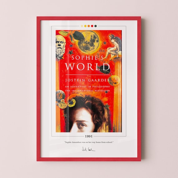 Sophie's World Book Cover Poster | Jostein Gaarder, Sophie's World