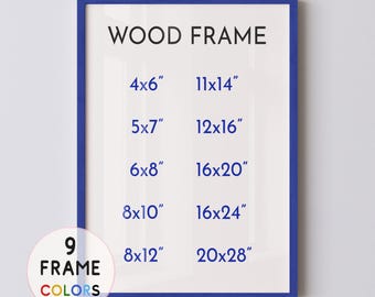 Navy Holzrahmen mit 9 Farben, Holzbilderrahmen, Fotorahmen, Diplomrahmen, 8x10 Rahmen, schwarzer Rahmen, weißer Rahmen, roter Rahmen