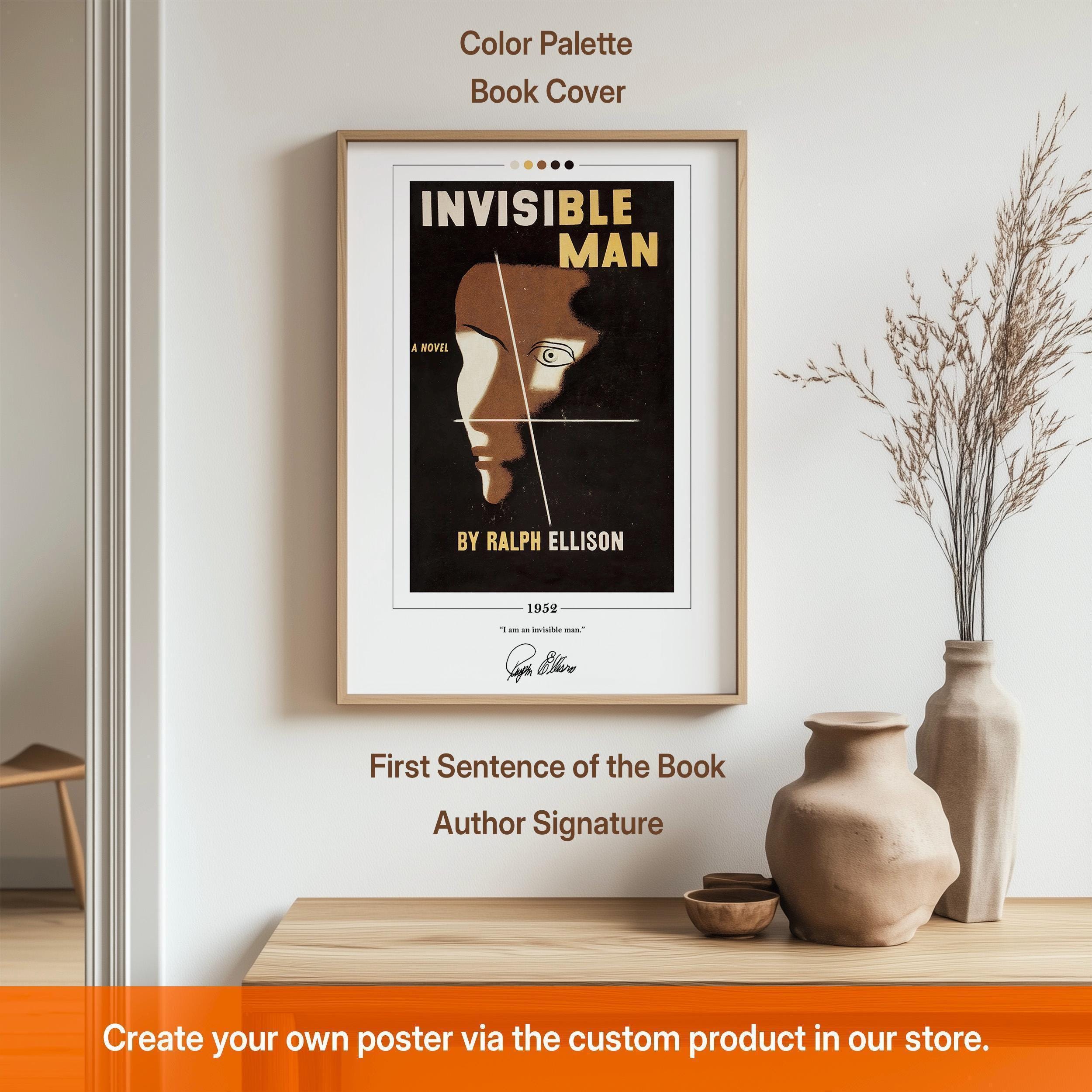 Visual For Invisible Man By Ralph Ellison Invisible Man Book Cover Poster | Ralph Ellison, Invisible Man Poster ...