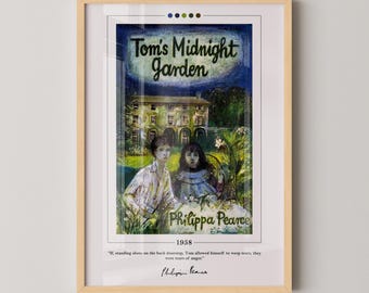 Tom's Midnight Garden Book Cover Poster | Philippa Pearce, Tom's