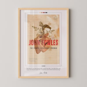 The French Lieutenant&#39;s Woman Book Cover Poster | John Fowles, French Lieutenant&#39;s Woman Poster, Book Posters, Book Art, Canvas Wall Art