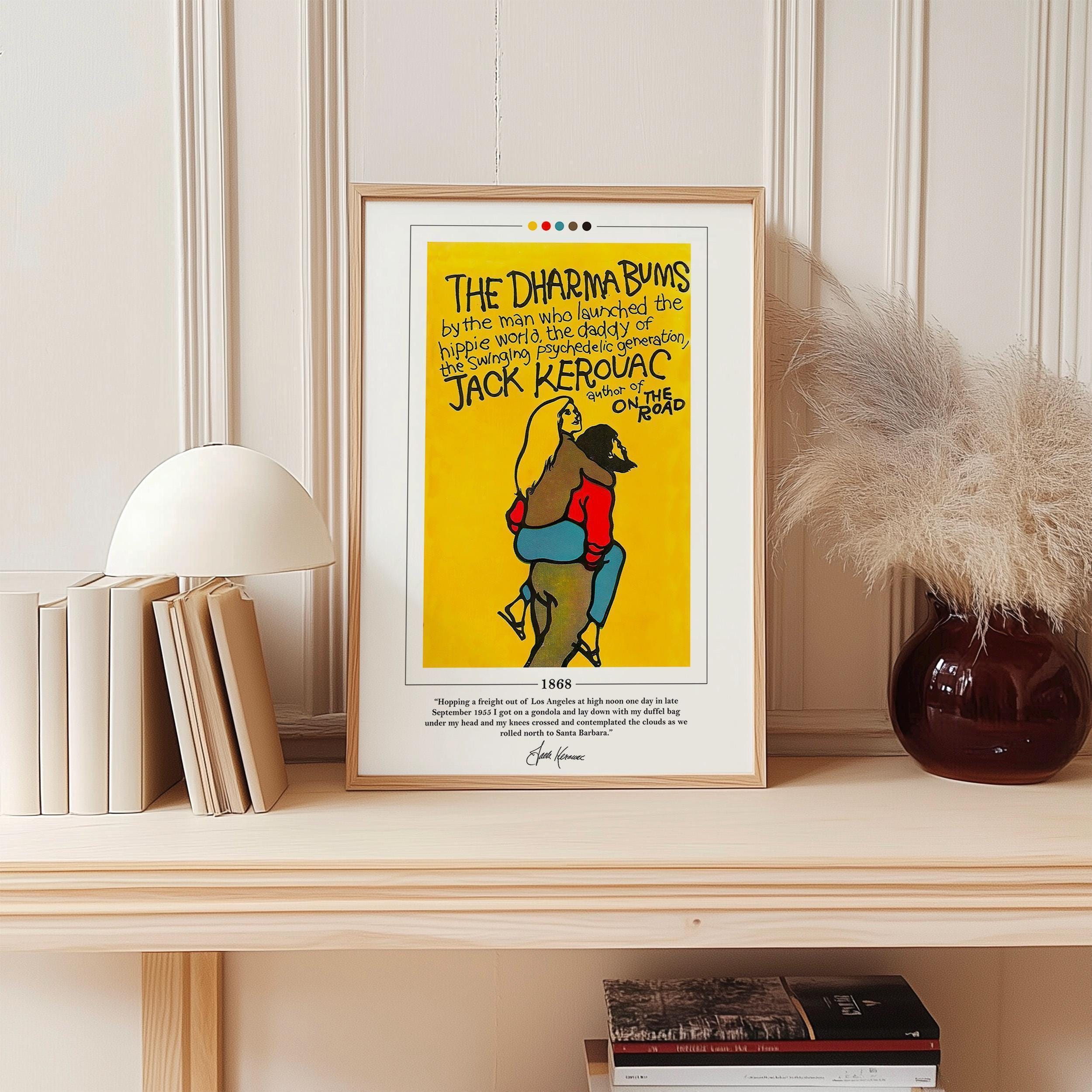 The Dharma Bums Book Cover Poster | Jack Kerouac, Dharma Bums